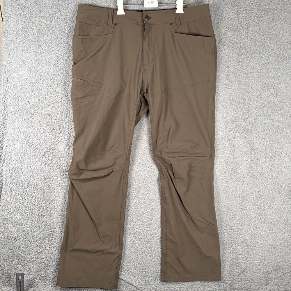 Brunt Costello Tech Pant Mens 40x32 Brown Ripstop Cargo Lightweight Utility